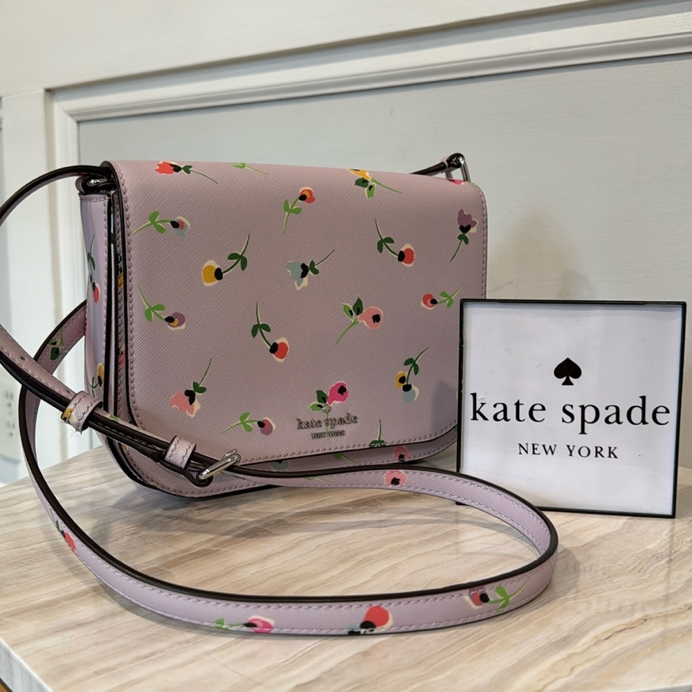 kate spade Pink Floral Crossbody Bag